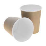 Стакан бум. 250мл d-80мм д/гор. «КРАФТ» 50шт (1уп/20)