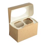 Упаковка под маффины на 2шт (100х160х100мм) (1шт/200)