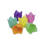 Форма бум. ТЮЛЬПАН  h55-80мм МИКС ЦВЕТ.(250шт/4000шт)(58гр)