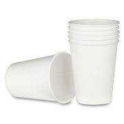 Стакан бум. 250мл d-80мм д/гор. «БЕЛЫЙ» 50шт (1уп/20)