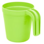 Кружка пластмасс. 320мл цветн. ассорт. (1шт/90)