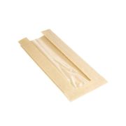 Пакет бум. с окном б/печати 250х140х60 ОДП40 (1шт/3000)