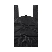 Пакет майка Чёрная ПНД 30+15х53,5 (50шт/1000)