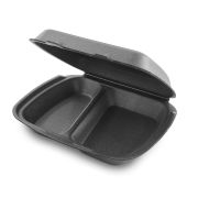 Ланчбокс 2-х секц. чёрный ЛБ Ю (1шт/200)