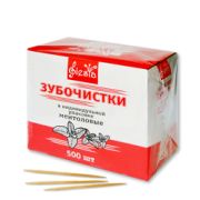 Зубочистка в инд. уп. МЕНТОЛ FIESTA 500шт (1уп/100)