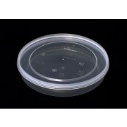 Банка круглая с крышкой 150мл прозрачная шайба d-140 (1шт/600/1200)