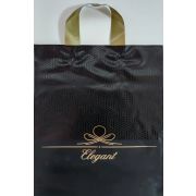 Пакет прив Вензель Элегант чёрный 30х34 90мкм Magicpack (25шт/300)