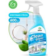 Очиститель стёкол CleanGlass 0,6л GraSS блеск стёкол и зеркал (1шт/8) 130600