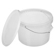 Ведро 11,3 кг. с крышкой (белое)  1/20