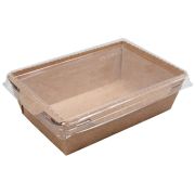 Салатник Крафт 400мл 120х145х85 с прозр. крыш. (50шт/400)