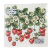 Салфетки 20л 2-х сл. Земляника 33х33 (1уп/20)