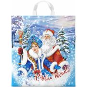 Пакет прив Новогоднее пожелание ПНД 40мкм 38х42 Интер (25шт/500)