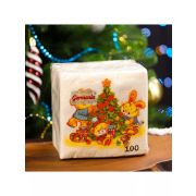 Салфетка бум. 100л Медвежата 24х24 (1уп/40)
