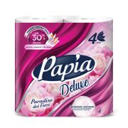Бумага туал. Папия deluxe ассорт. 4-х сл. 4 рулона (1уп/14)