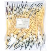 Пика Жемчужина Белая 12см Бамбук 100шт (1уп/40)