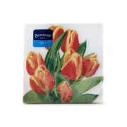Салфетки 20л 2-х сл. Тюльпаны букет 33х33 (1уп/20)