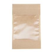 Дой-пак бум. с окном 140мм ЗИП замок 150х240+(45+45) (100шт/700)