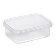 Банка 485мл прозрачная с крышкой ПП d120, h65 (1шт/400)