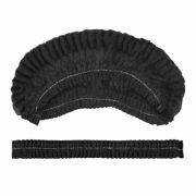 Шапочка-берет однораз. Шарлотта нетк. ЧЁРНАЯ 100шт (1уп/10)