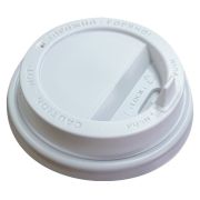 Крышка PS для стак. карт. d-80 белая с клапаном Покров (50шт/1уп/20уп)