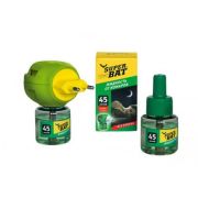 Комплект : эл.фумигатор + жидкость SuperBAT (45 ночей) без запаха