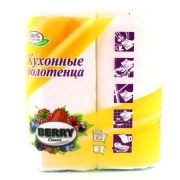 Полотенце бум. BERRY Белое 2-х сл. 2 рулона (1уп/14)