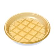 Тарелка десертная 205мм жёлтая Ф-С 50шт (1уп/40)