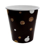 Fiesta СТАКАН бум. 250мл «Вечеринка» чёрный 6шт (1уп/144)