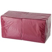 Салфетки 400л ЛАЙТ Бордовые 25х25 (1пачка/15)