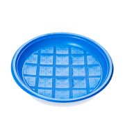 Тарелка десертная 205мм синяя Ф-С 50шт (1уп/40)