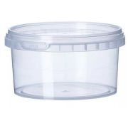 Банка 250мл прозрачная с крышкой ПП d91, h55 Я (1шт/300/600)