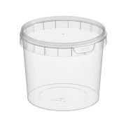 Банка 365мл прозрачная с крышкой ПП d91, h75 Я (1шт/300/600)