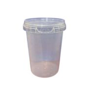 Банка 500мл прозрачная с крышкой ПП d91, h115 Я (1шт/300/600)