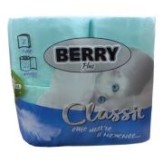 Бумага туал. BERRY Классик ассорт. 2-х сл. 4 рулона (1уп/16)