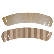 Манжета д/стак. 280х55мм картон. 2-х сл. коричн. б/п ОП (50шт/1800)