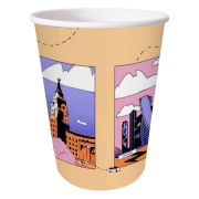 Стакан карт. d-90 350мл «Мегаполис» 50шт (1уп/20)