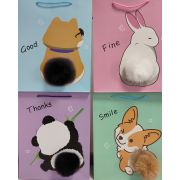 26х32х10 Сумка лам. Люкс Хвостики 4 диз микс L352 (12шт/360)