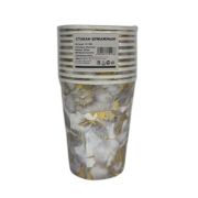 Стакан карт. d-80 250мл Люкс 10шт (1уп/200) ST103