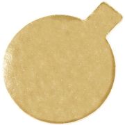 Подложка d-80 золото 1 стороняя с держат. (1шт/200)