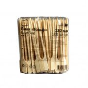 Пика ГОЛЬФ бамбук 12см 100шт (1уп/40)