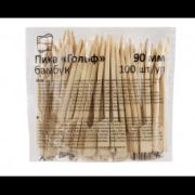Пика ГОЛЬФ бамбук 9см 100шт (1уп/40)