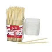 Зубочистка в пласт. банке Fiesta 180шт (1уп/12/480)