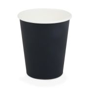 Стакан бум. 450мл д/гор. Чёрный 50шт (1уп/8)