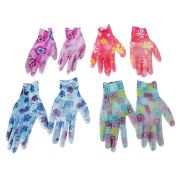 Перчатки нейлон. Цветок прорезиненные (1пара/12/960)