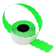 Этикет-лента ВОЛНА зелёная 22х12мм 700эт (1шт/10/100)