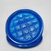 Тарелка 205мм синяя «Пикничок» (10шт/1уп)