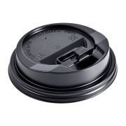 Крышка d-80мм с ЗП чёрная Каштан (100шт/1уп/20уп)