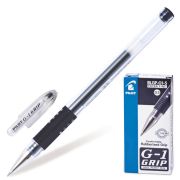 Ручка ГЕЛЕВАЯ чёрная прозрачный корпус (1шт/12)