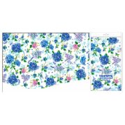 Скатерть ПВД Гортензия 120х180 35мкм Интер (1шт/50)