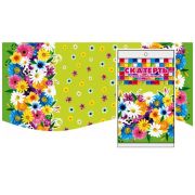 Скатерть ПВД Цветочная поляна 220х120 Интер (1шт/50)